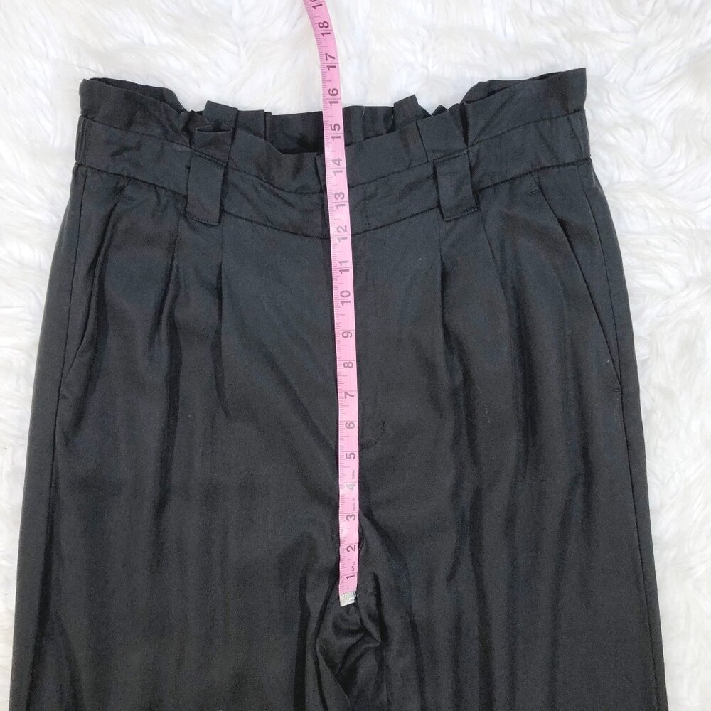 BANANA REPUBLIC Wide Leg Pleated Soft Tencel Pants 865389 in Black 10 - Picture 5 of 15